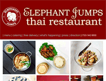 Tablet Screenshot of elephantjumps.com